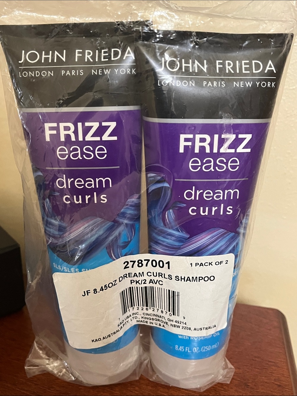 John Frieda frizz ease dream curls shampoo 2 pack